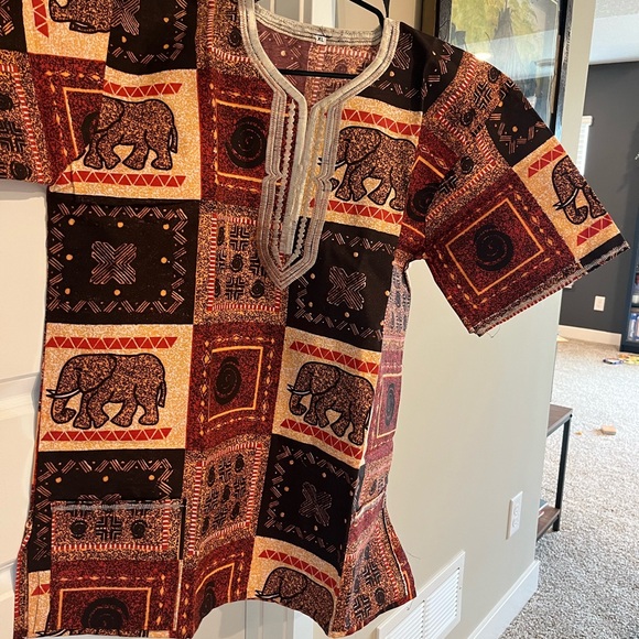 African Unisex Dashiki short sleeve - Picture 5 of 5
